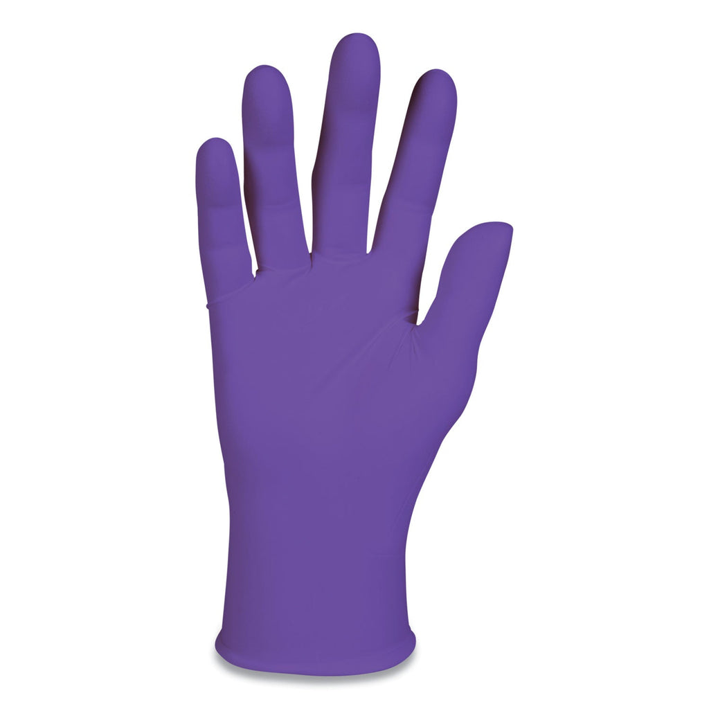 Kimtech PURPLE NITRILE Exam Gloves, 242 mm Length, Large, Purple, 100/Box