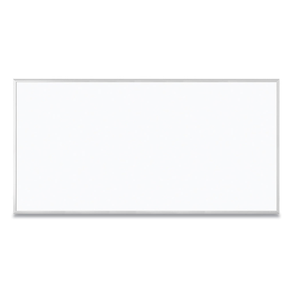 U Brands Magnetic Dry Erase Board with Aluminum Frame, 96 x 48, White Surface, Silver Frame