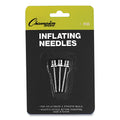Champion Sports Nickel-Plated Inflating Needles for Electric Inflating Pump, 3/Pack