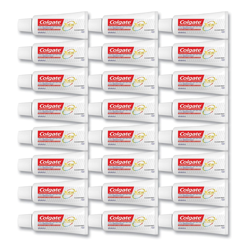 Colgate Total Toothpaste, Coolmint, 0.88 oz, 24/Carton