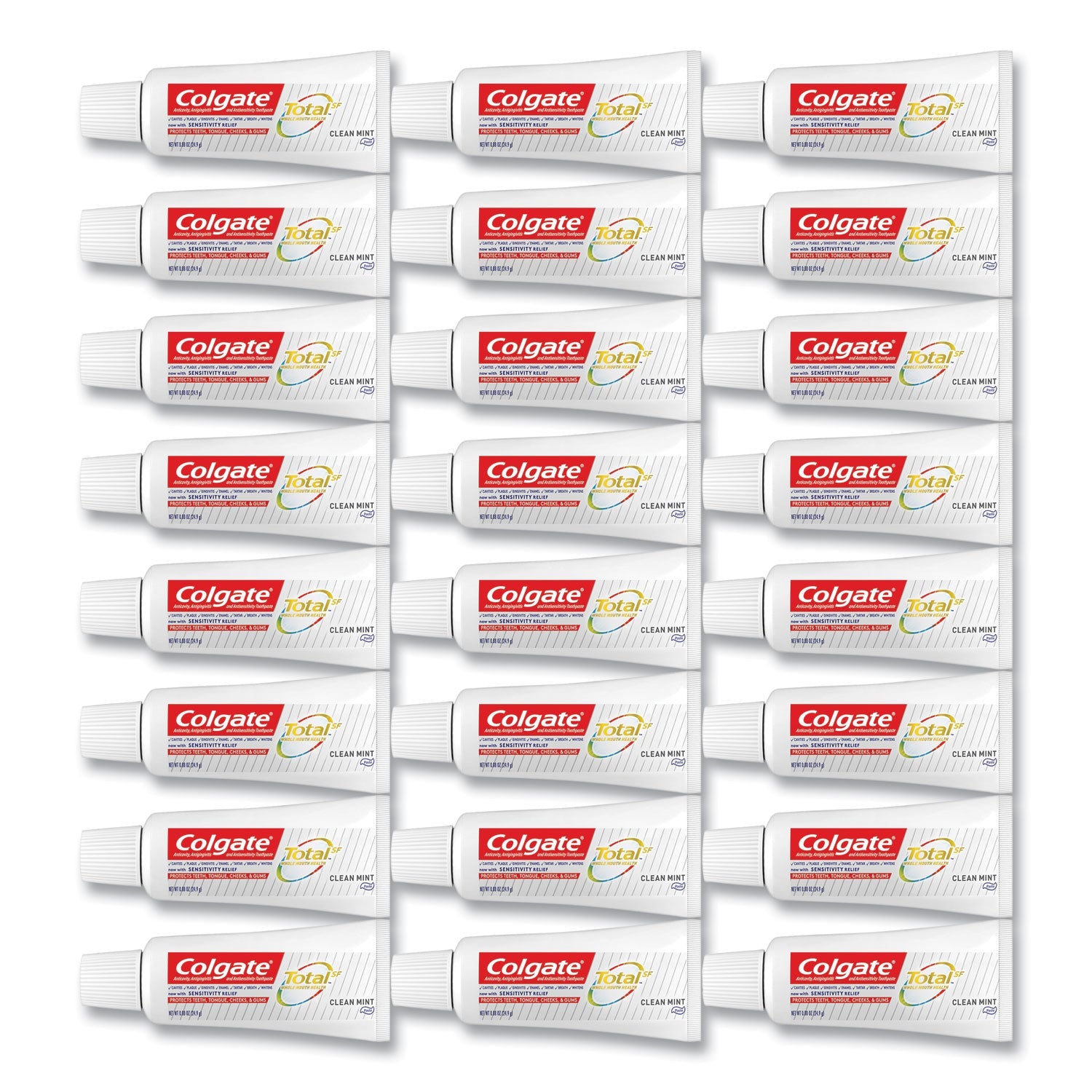 Colgate Total Toothpaste, Coolmint, 0.88 oz, 24/Carton