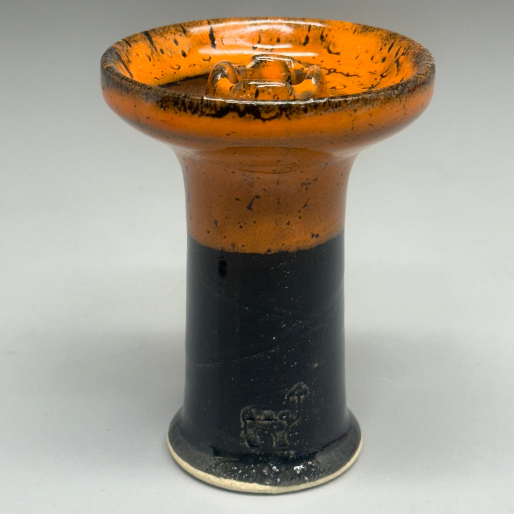 Mini Rook Bowl (20) Pack Size 4” L x 3” W Ceramic Orange/Black