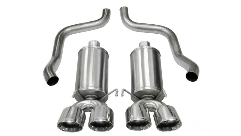 Corsa Performance 09-13 Chevrolet Corvette C6 6.2L V8 Polished Xtreme Axle-Back Exhaust