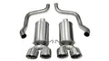 Corsa Performance 09-13 Chevrolet Corvette C6 6.2L V8 Polished Xtreme Axle-Back Exhaust
