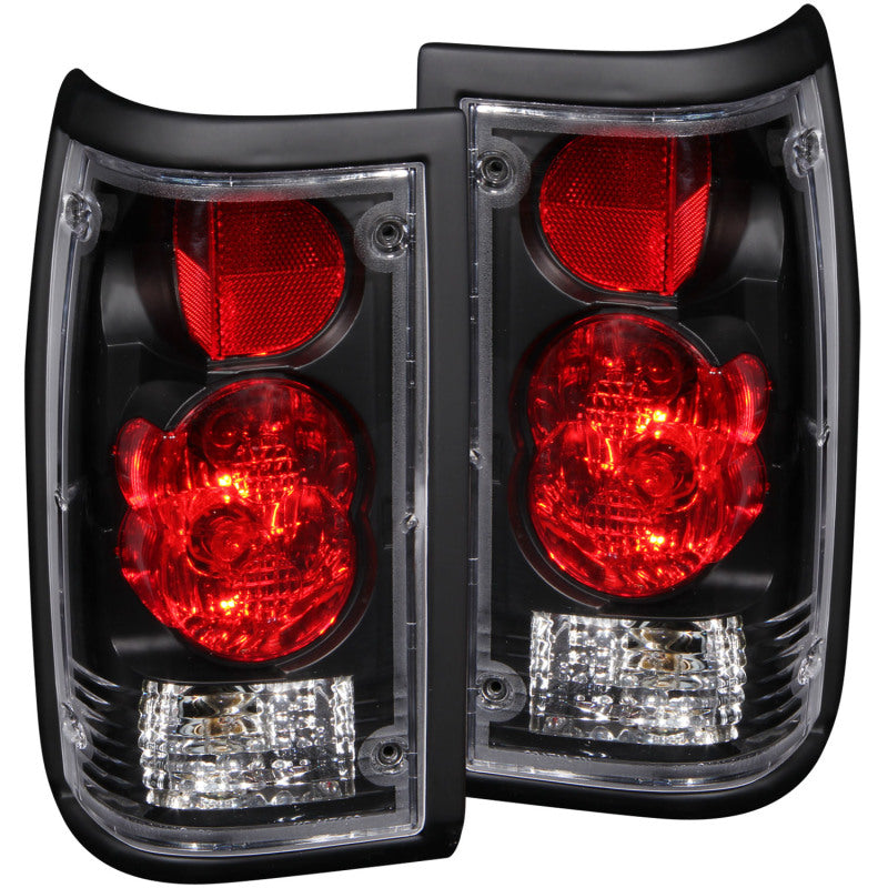 Anzo 1986-1993 Mazda B2000 Tail lights Black