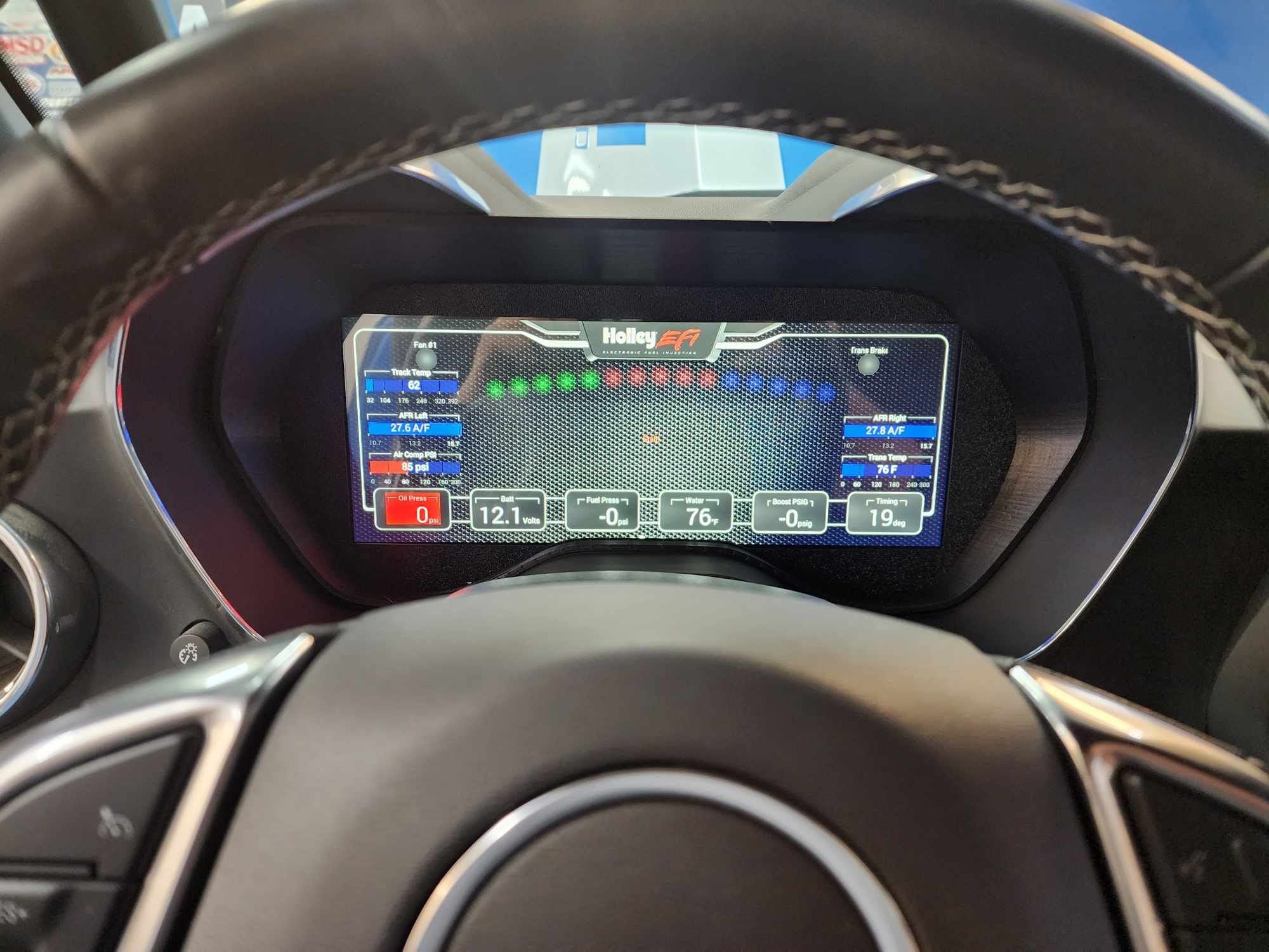 3D Printed Digital Dash Bezel for 2016-2022 6th Gen Chevrolet Camaro - CarChains3d