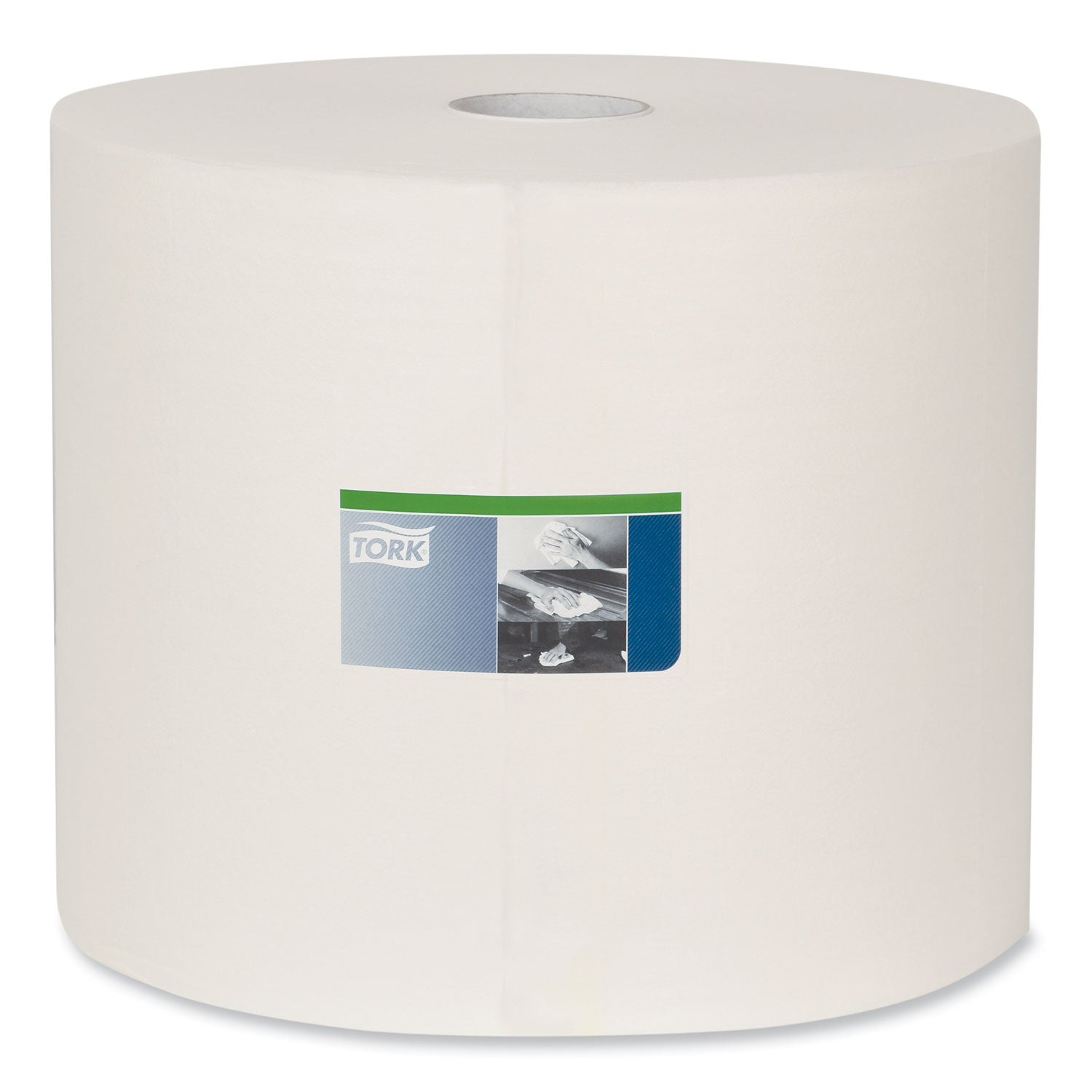 Tork Cleaning Cloth, 12.6 x 13.3, White, 1,100 Wipes/Roll