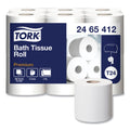 Tork Premium Poly-Pack Bath Tissue, Septic Safe, 2-Ply, White, 400 Sheets/Roll, 12 Rolls/Pack, 4 Packs/Carton