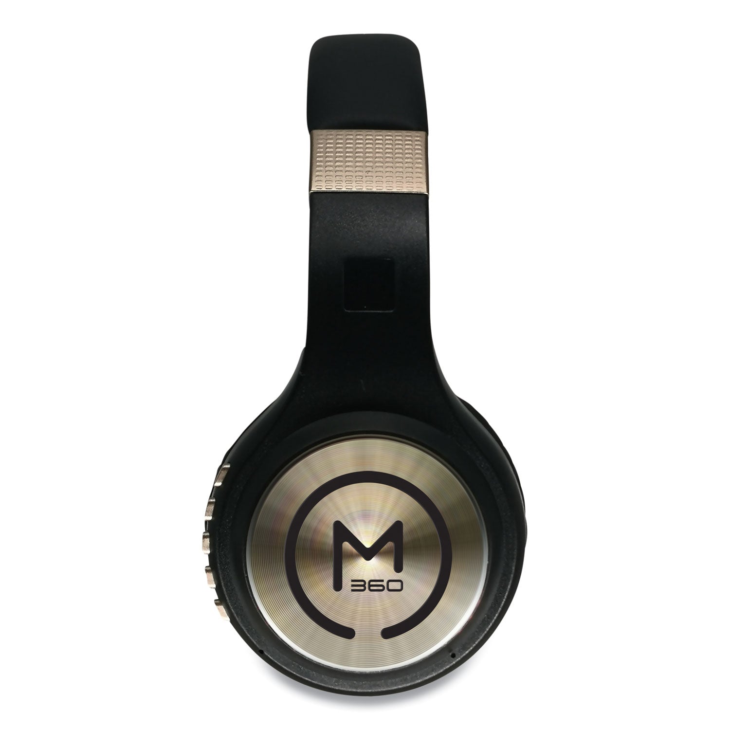 Morpheus 360 SERENITY Stereo Wireless Headphones with Microphone, 3 ft Cord, Black/Gold