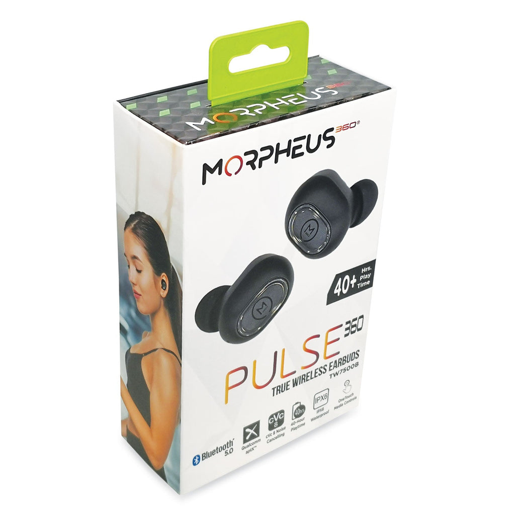 Morpheus 360 PULSE 360 True Wireless Earbuds, Black