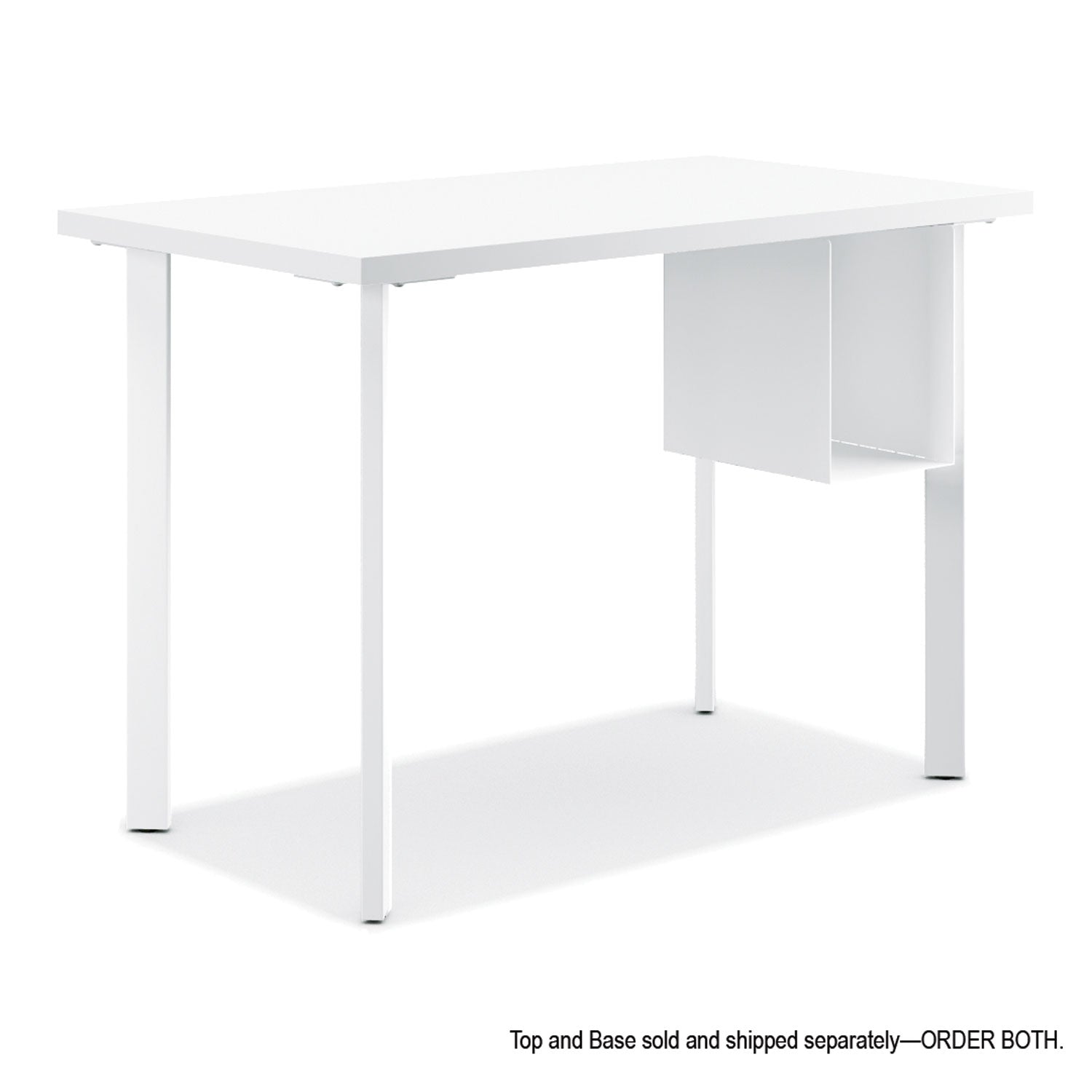 HON Coze Table Legs, 5.75w x 28h, Designer White, 4/Pack