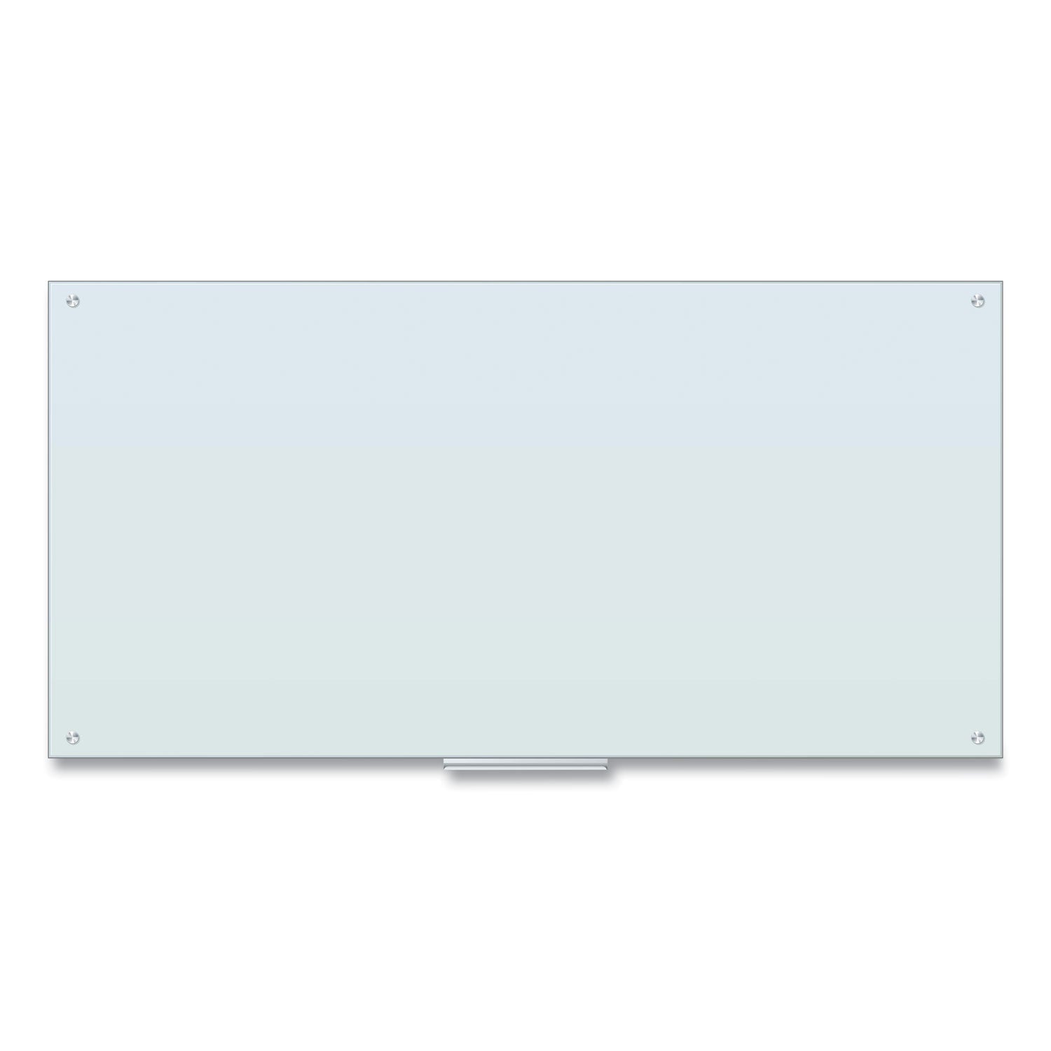U Brands Glass Dry Erase Board, 72 x 36, White Surface
