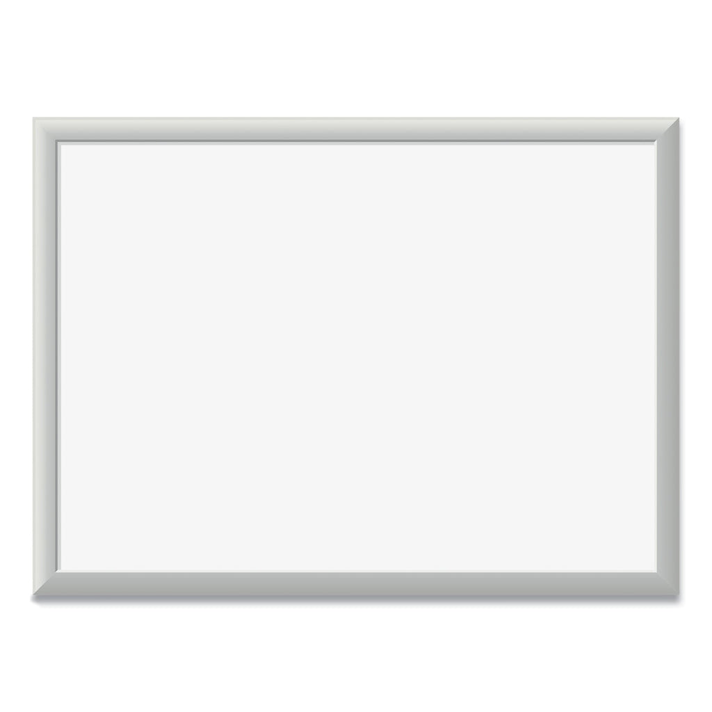 U Brands Magnetic Dry Erase Board with Aluminum Frame, 24 x 18, White Surface, Silver Frame