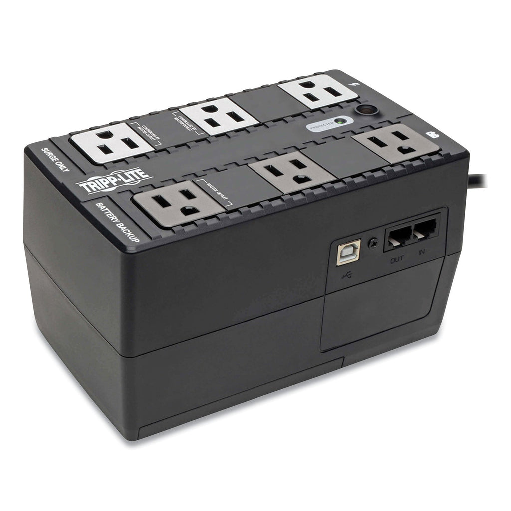 Tripp Lite ECO Series Energy-Saving Standby UPS, 6 Outlets, 350 VA, 316 J
