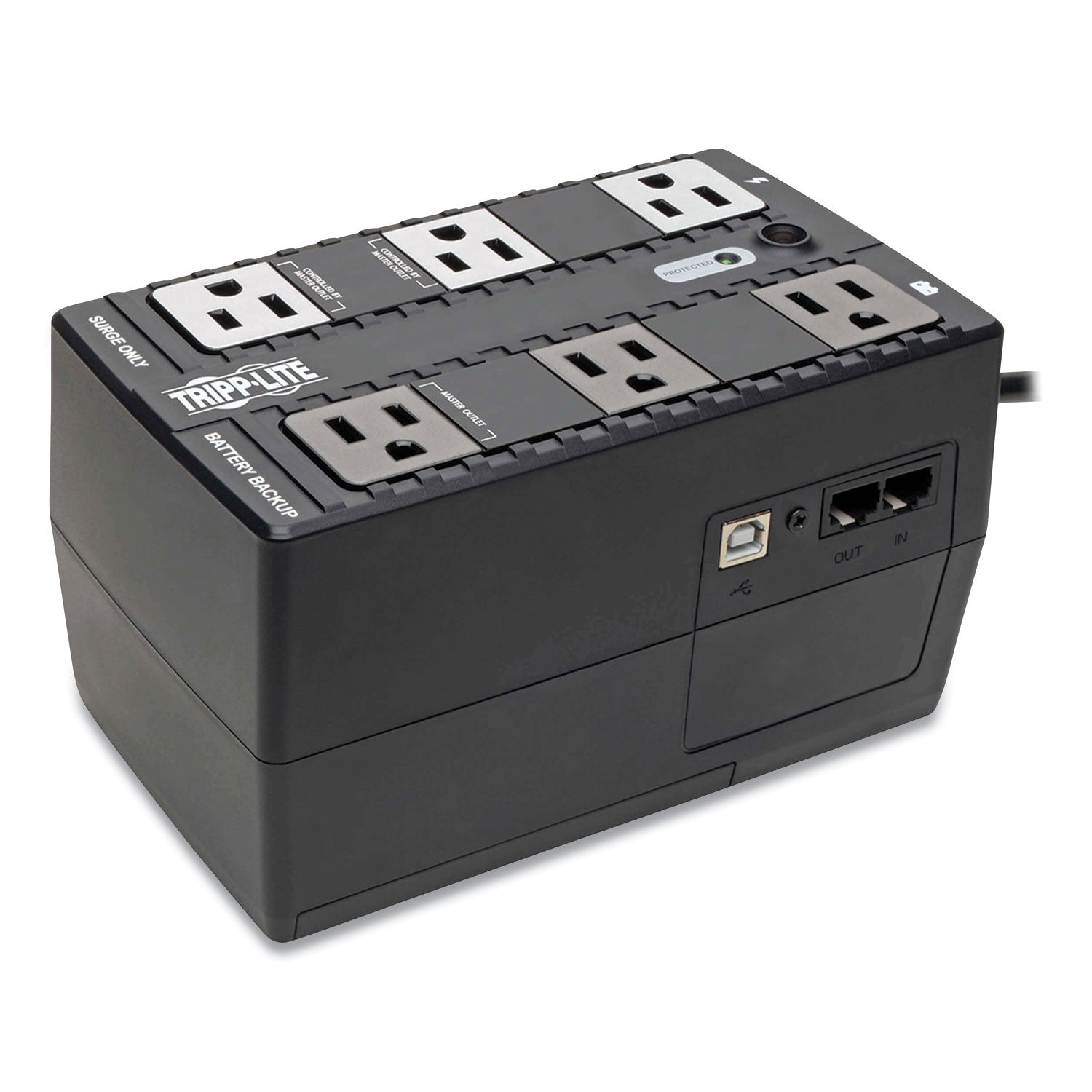 Tripp Lite ECO Series Energy-Saving Standby UPS, 6 Outlets, 350 VA, 316 J
