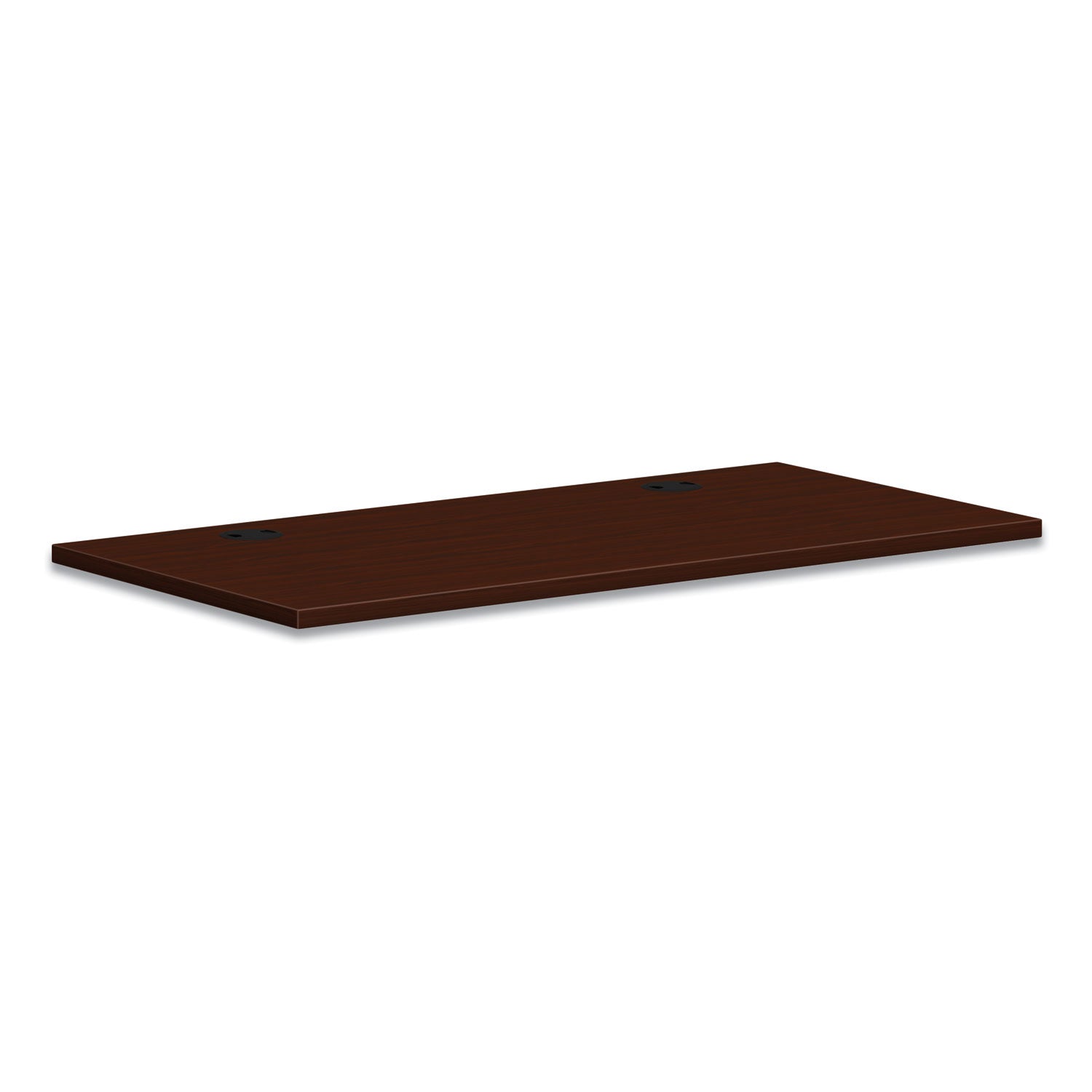 HON Mod Worksurface, Rectangular, 48w x 24d, Traditional Mahogany