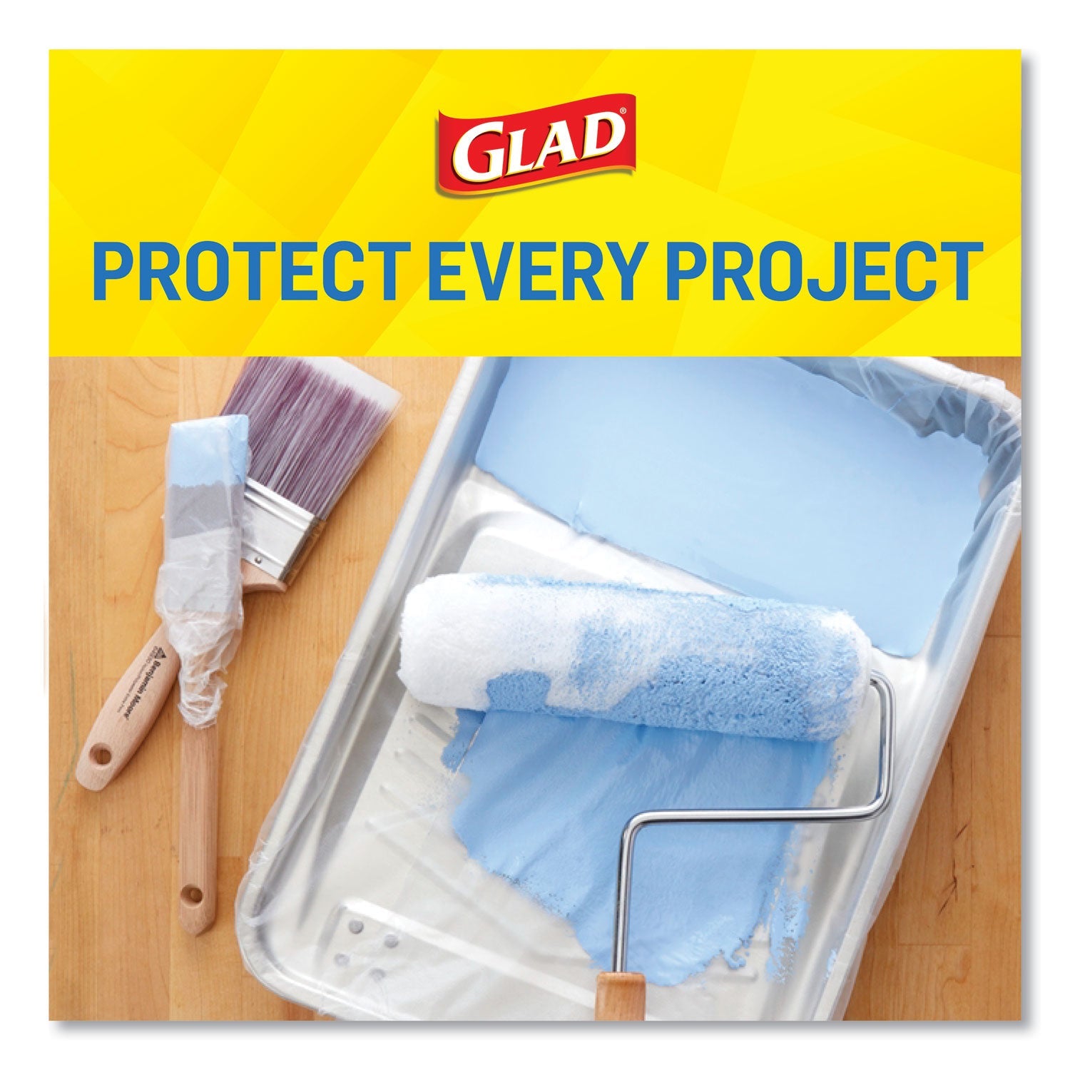 Glad Press'n Seal Food Plastic Wrap, 70 Square Foot Roll, 12 Rolls/Carton