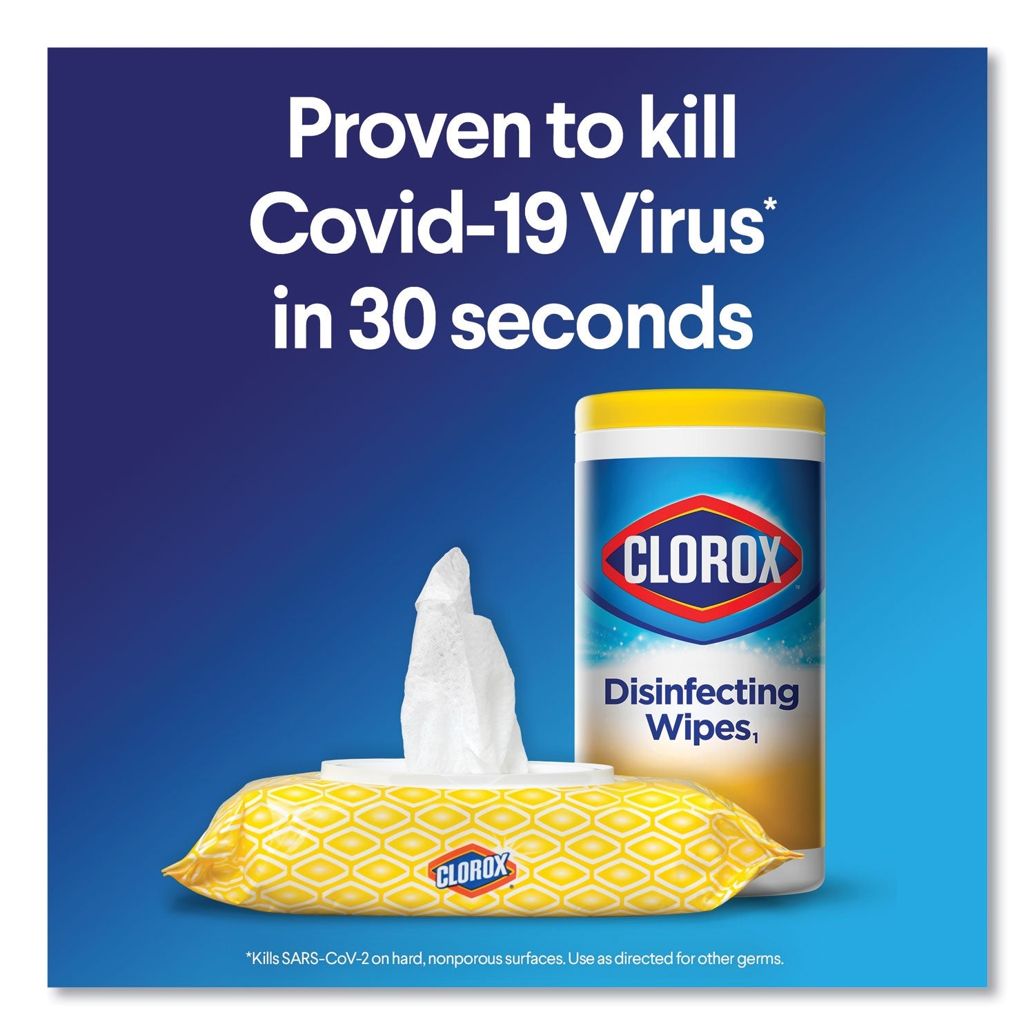 Clorox Disinfecting Wipes, 7 x 8, Fresh Scent, 35/Canister