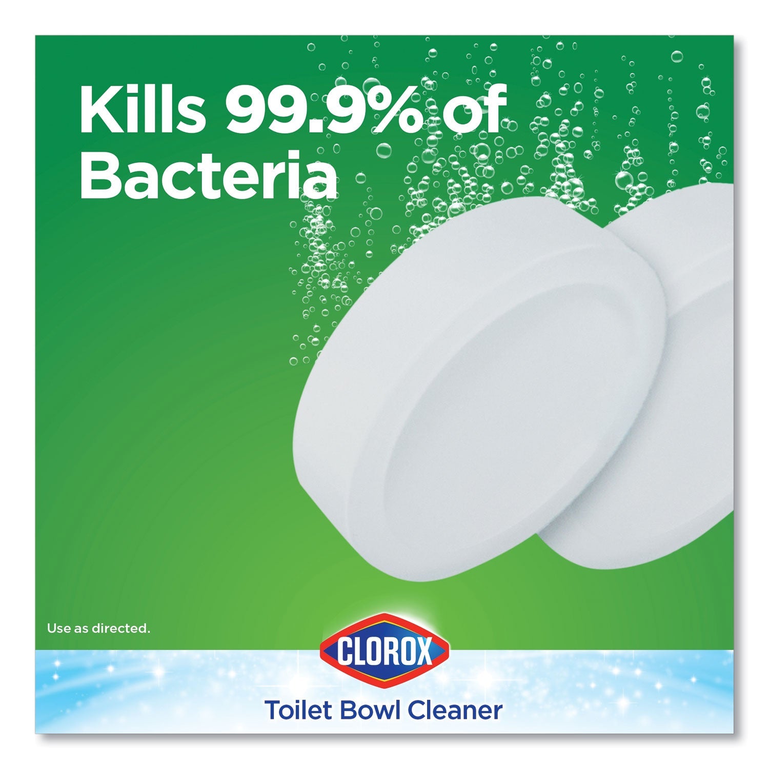 Clorox Automatic Toilet Bowl Cleaner, 3.5 oz Tablet, 2/Pack