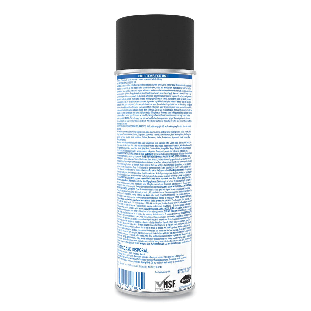 Diversey Skidoo Institutional Flying Insect Killer, 15 oz Aerosol Spray, 6/Carton