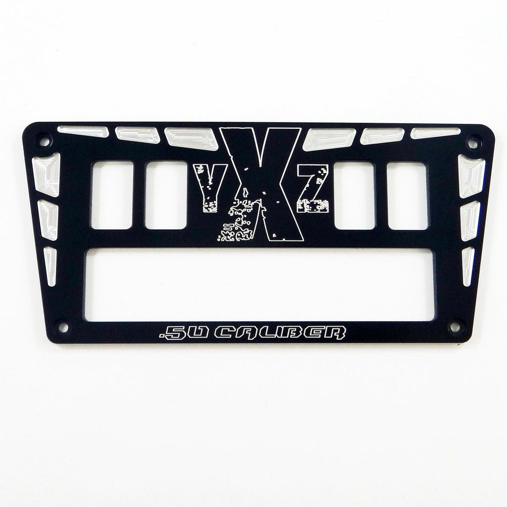 YXZ 1000R Custom CNC 4 Switch Dash Panel