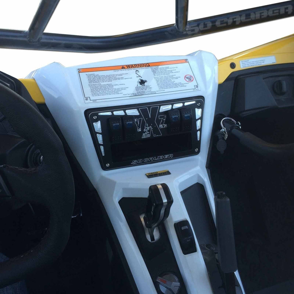 YXZ 1000R Custom CNC 4 Switch Dash Panel