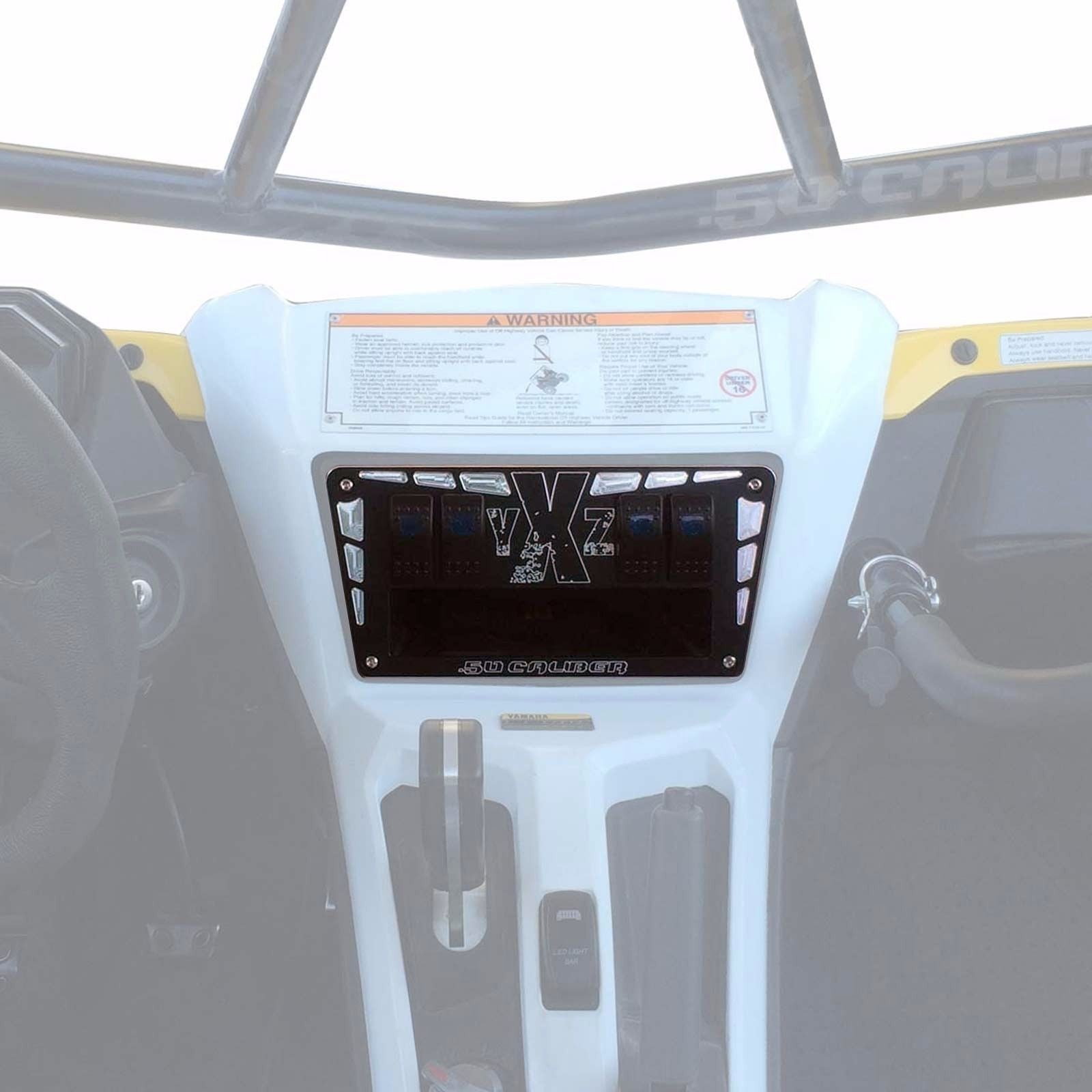 YXZ 1000R Custom CNC 4 Switch Dash Panel