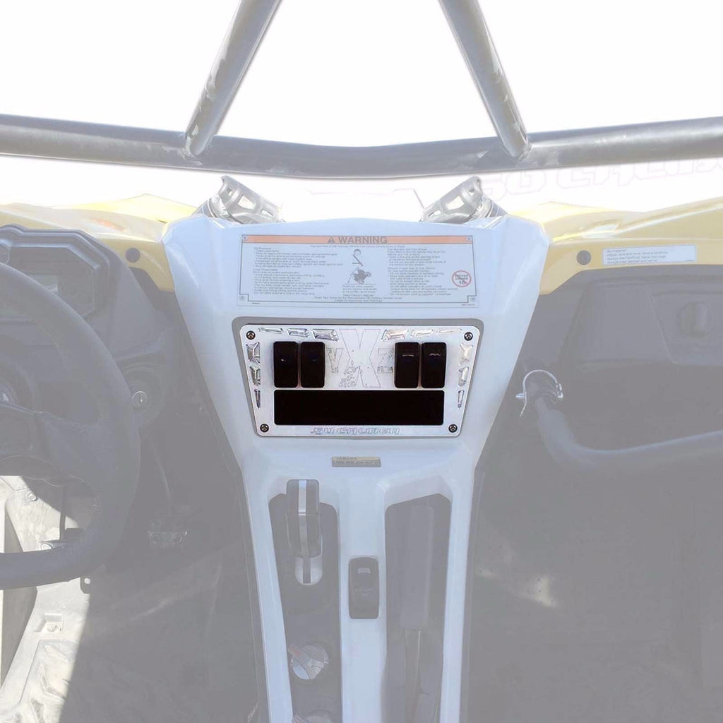 YXZ 1000R Custom CNC 4 Switch Dash Panel