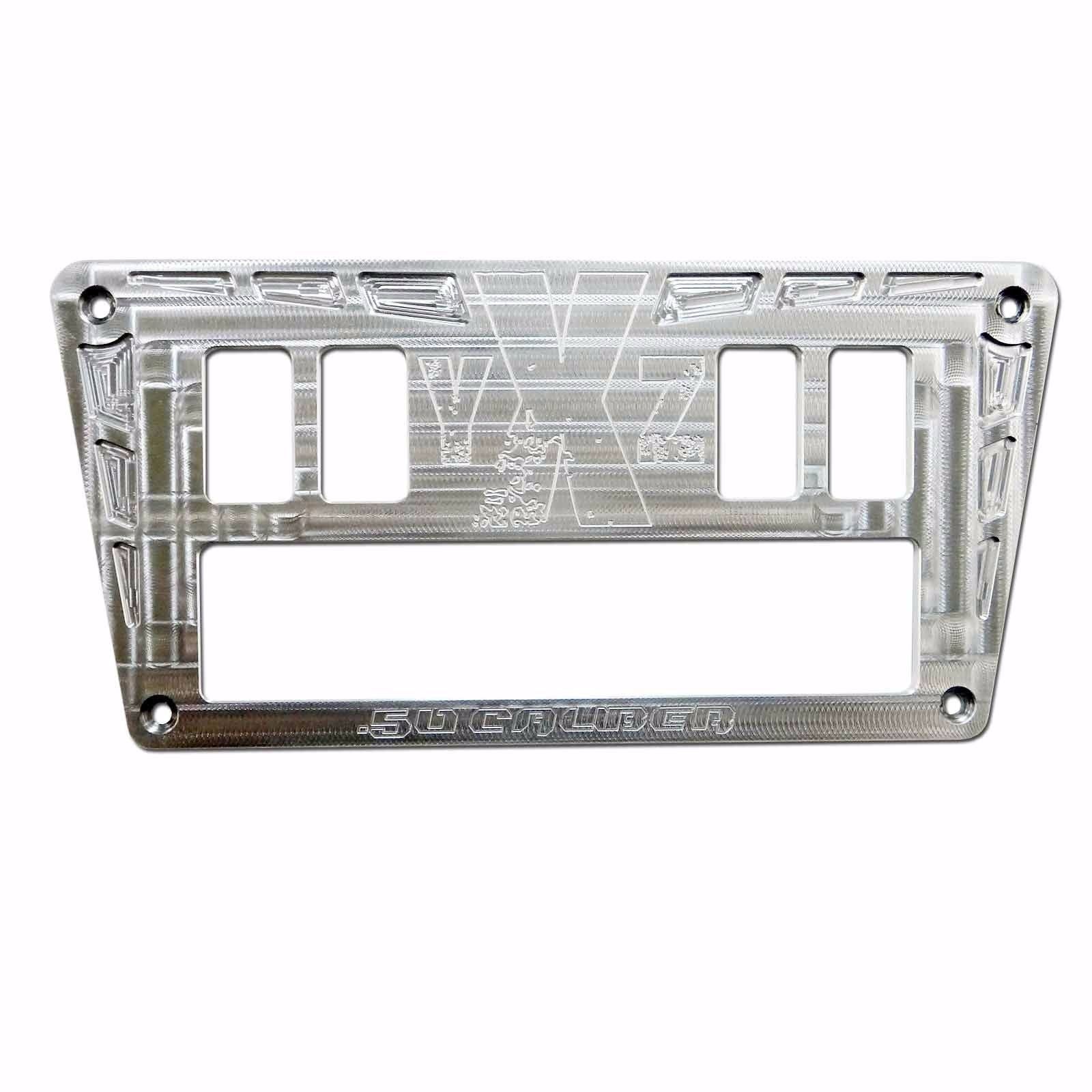 YXZ 1000R Custom CNC 4 Switch Dash Panel