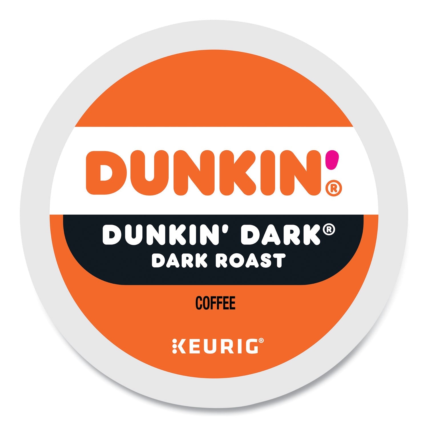 Dunkin Donuts K-Cup Pods, Original Dark Roast, 22/Box
