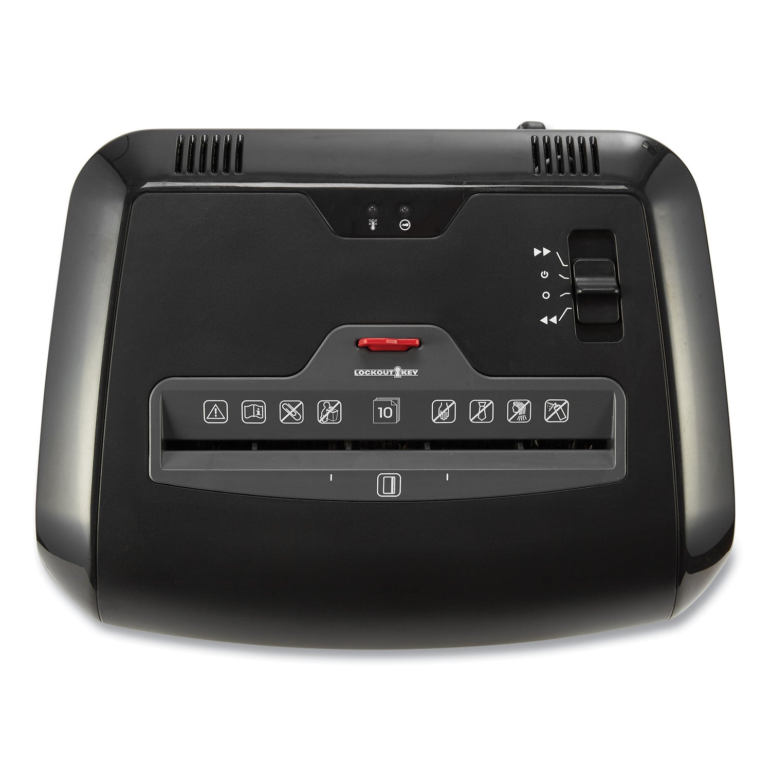 Universal 48110 Cross-Cut Shredder with Lockout Key, 10 Manual Sheet Capacity