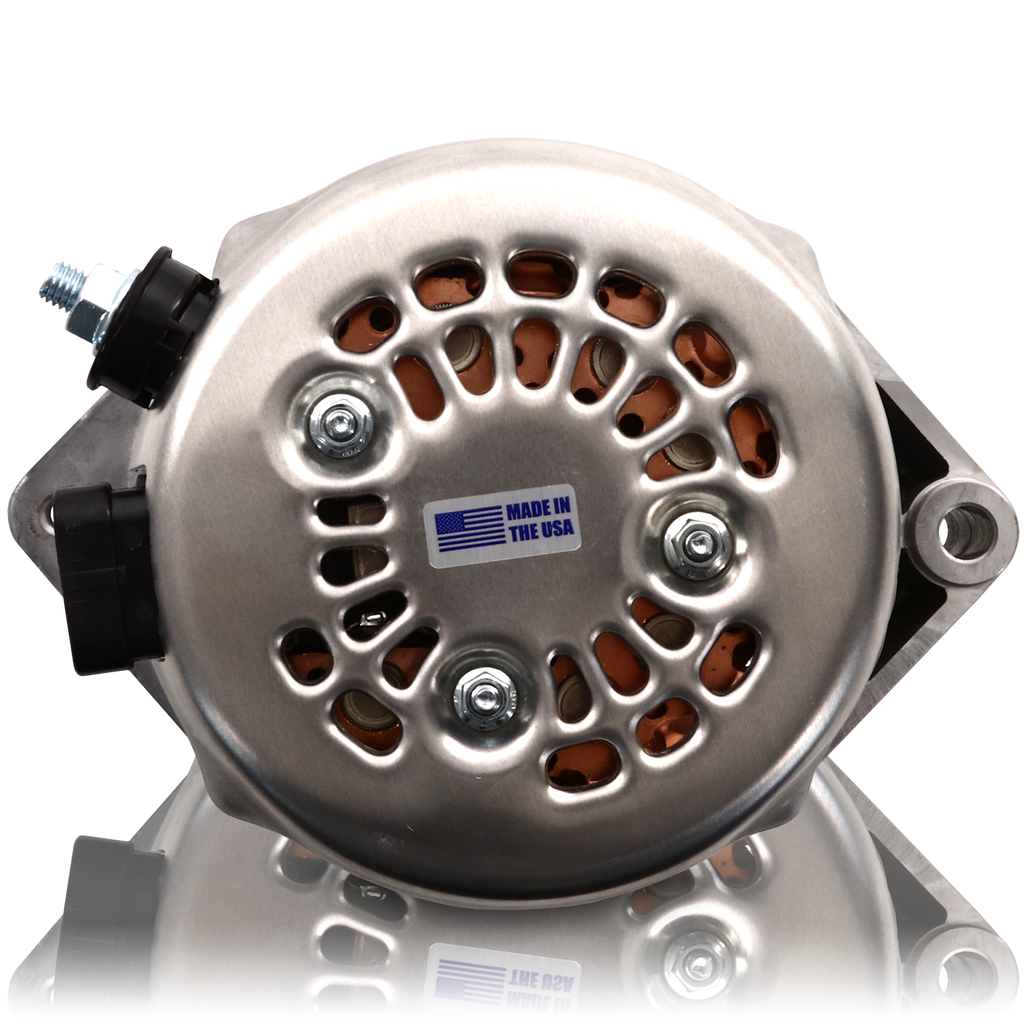 Mechman 170 Amp Racing Alternator 1965-1985 GM - Natural (Includes 2 Pulleys)