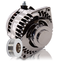 Mechman 170 Amp Racing Alternator 1965-1985 GM - Chrome (Includes 2 Pulleys)