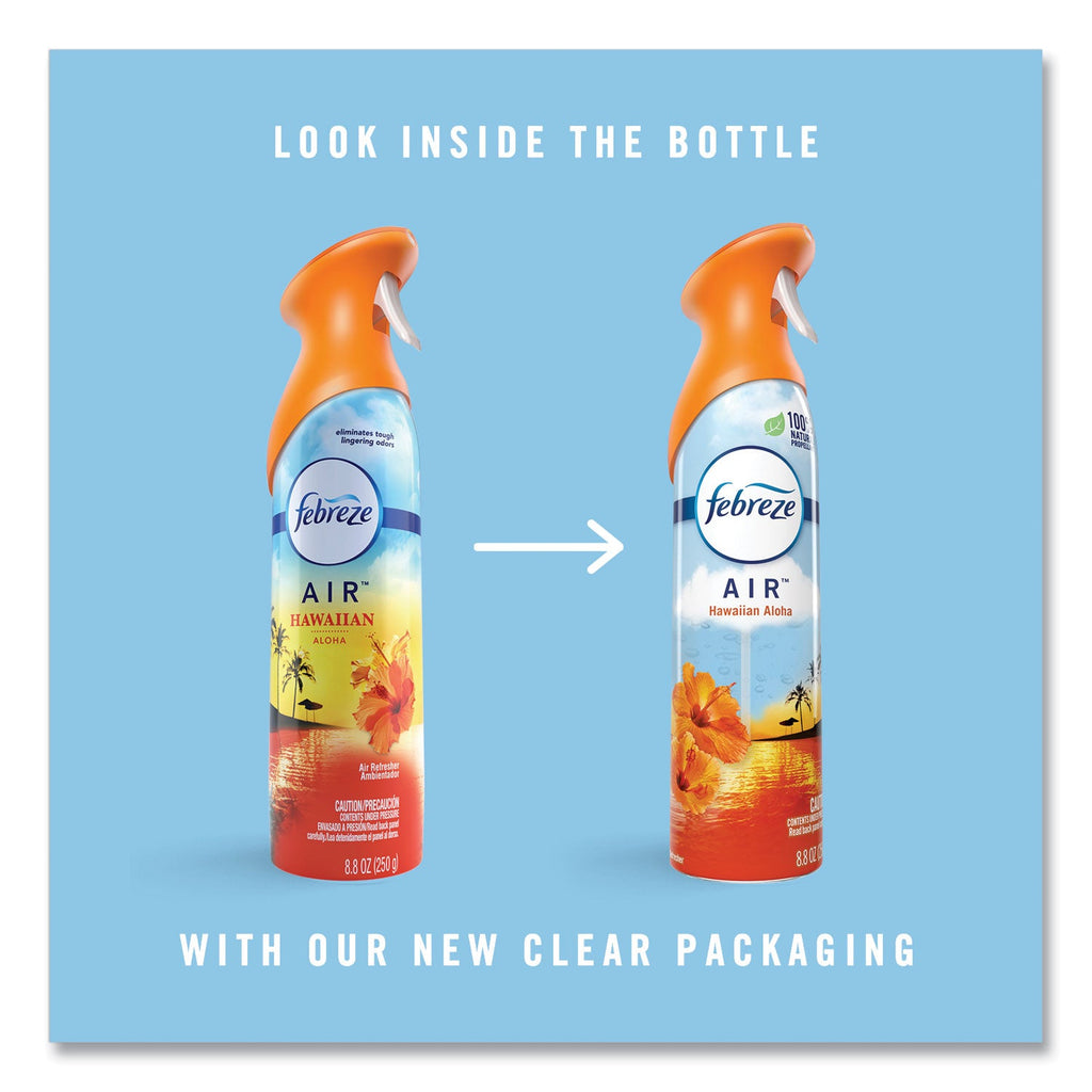 Febreze AIR, Hawaiian Aloha, 8.8 oz Aerosol Spray, 2/Pack