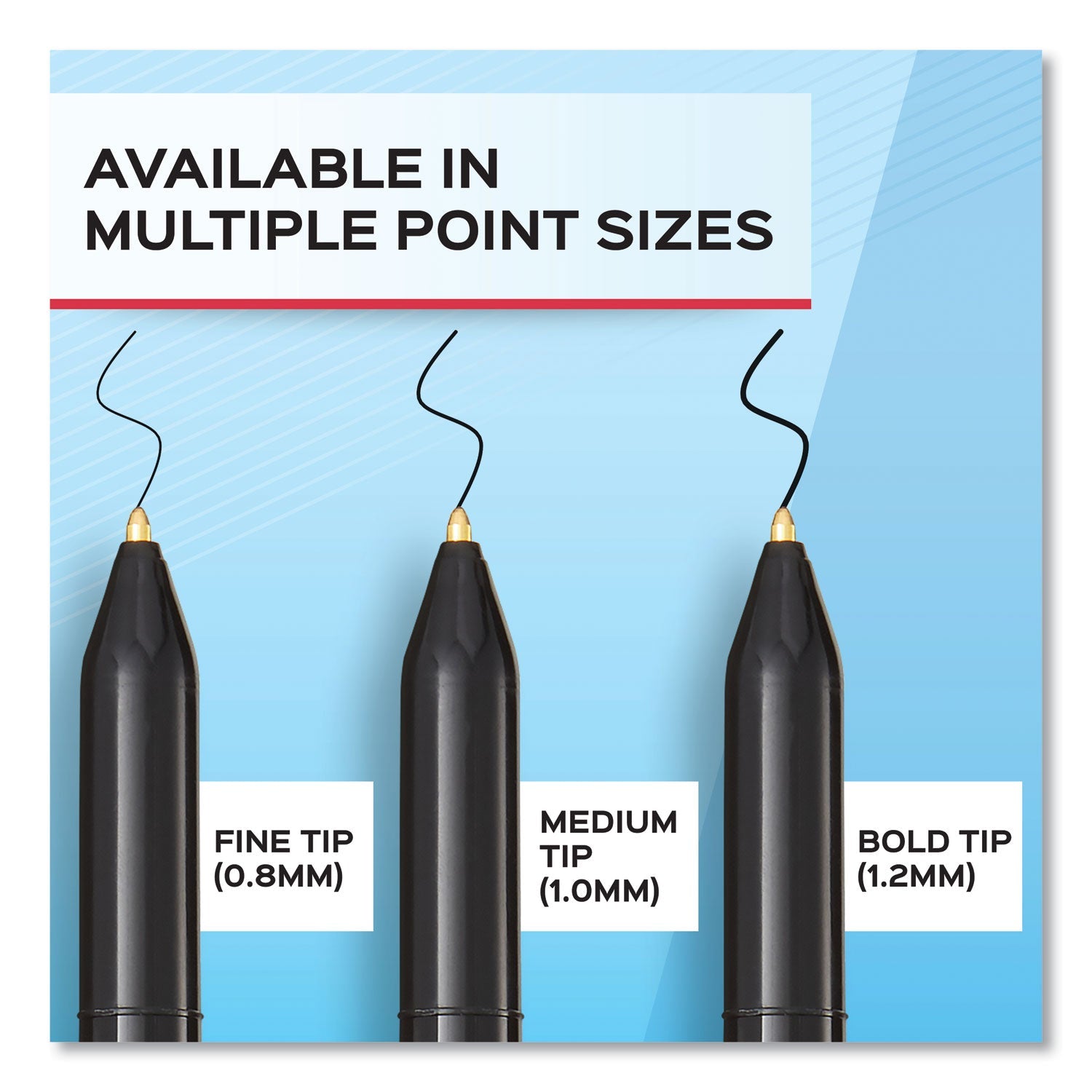Paper Mate Write Bros. Ballpoint Pen, Stick, Bold 1.2 mm, Red Ink, Red Barrel, Dozen