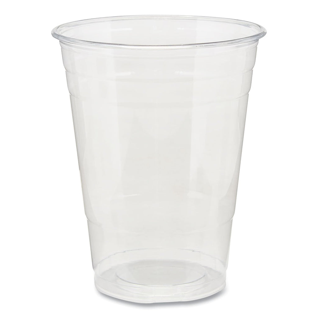 Dixie Clear Plastic PETE Cups, 16 oz, 25/Sleeve, 20 Sleeves/Carton
