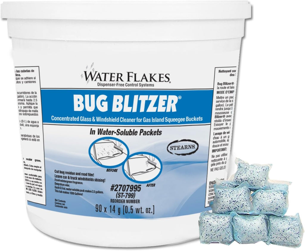 WATER FLAKES Stearns Bug Blitzer in Premeasured Packets 90 x 0.5 oz. Packets (New)