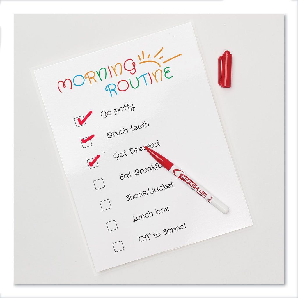 Avery Clear Self-Adhesive Laminating Sheets, 3 mil, 9" x 12", Matte Clear, 50/Box