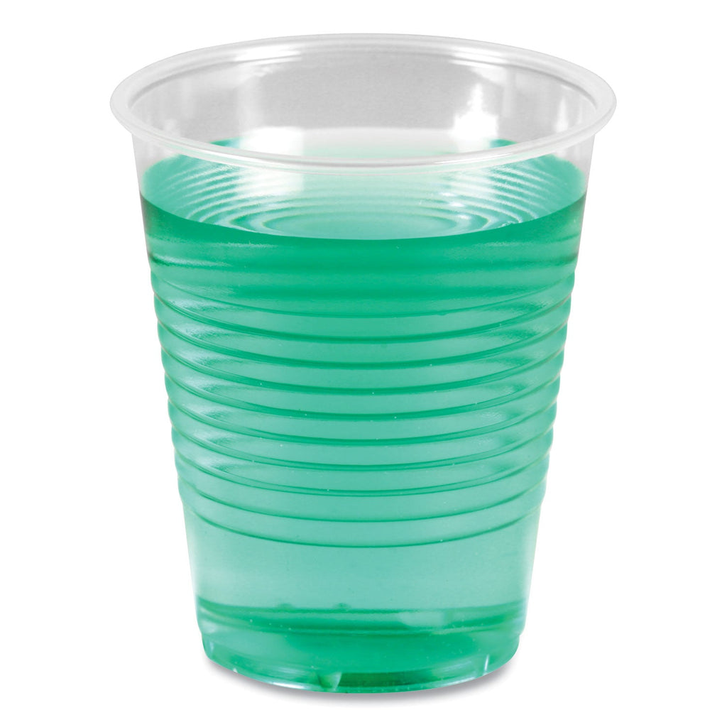 Boardwalk Translucent Plastic Cold Cups, 12 oz, Polypropylene, 50 Cups/Sleeve, 20 Sleeves/Carton