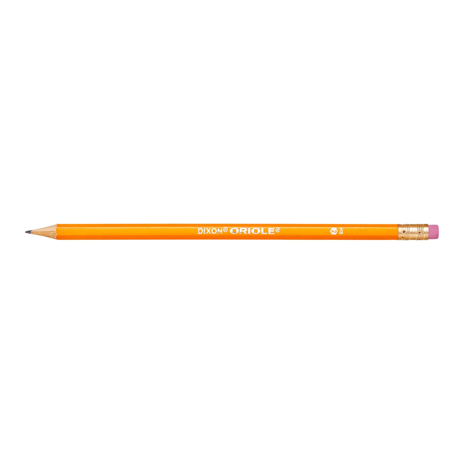 Dixon Oriole Pre-Sharpened Pencil, HB (#2), Black Lead, Yellow Barrel, 144/Pack