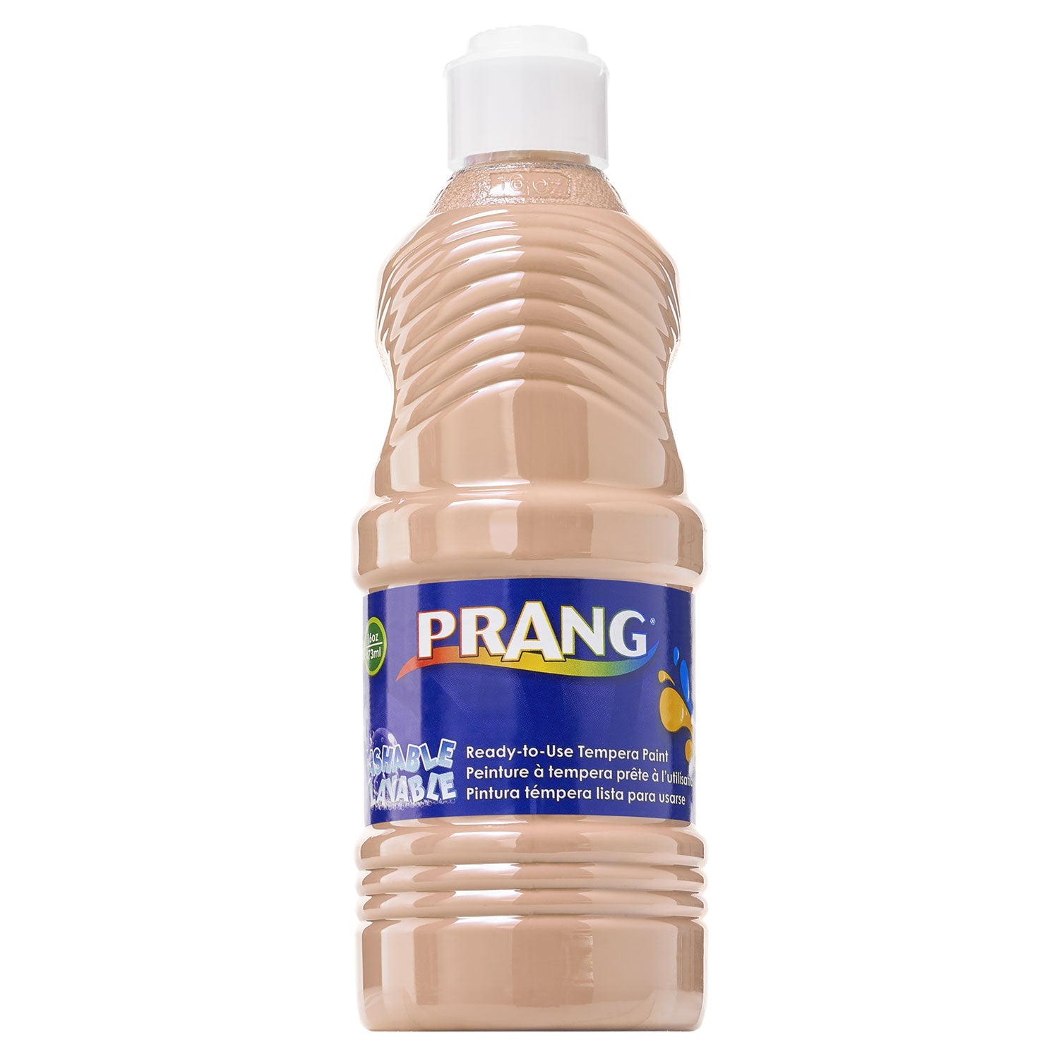 Prang Washable Paint, Peach, 16 oz Dispenser-Cap Bottle