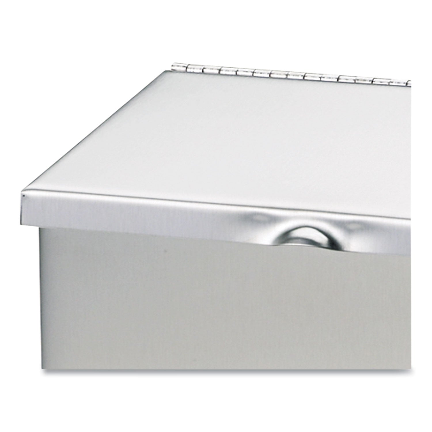 HOSPECO Wall Mount Sanitary Napkin Receptacle, Stainless Steel
