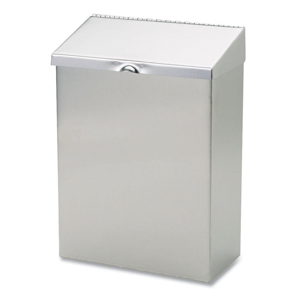 HOSPECO Wall Mount Sanitary Napkin Receptacle, Stainless Steel