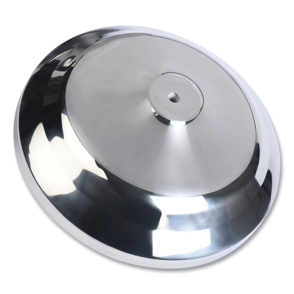 Tatco Crowd Control Bases, Chrome, 12" Diameter, Silver, 2/Box