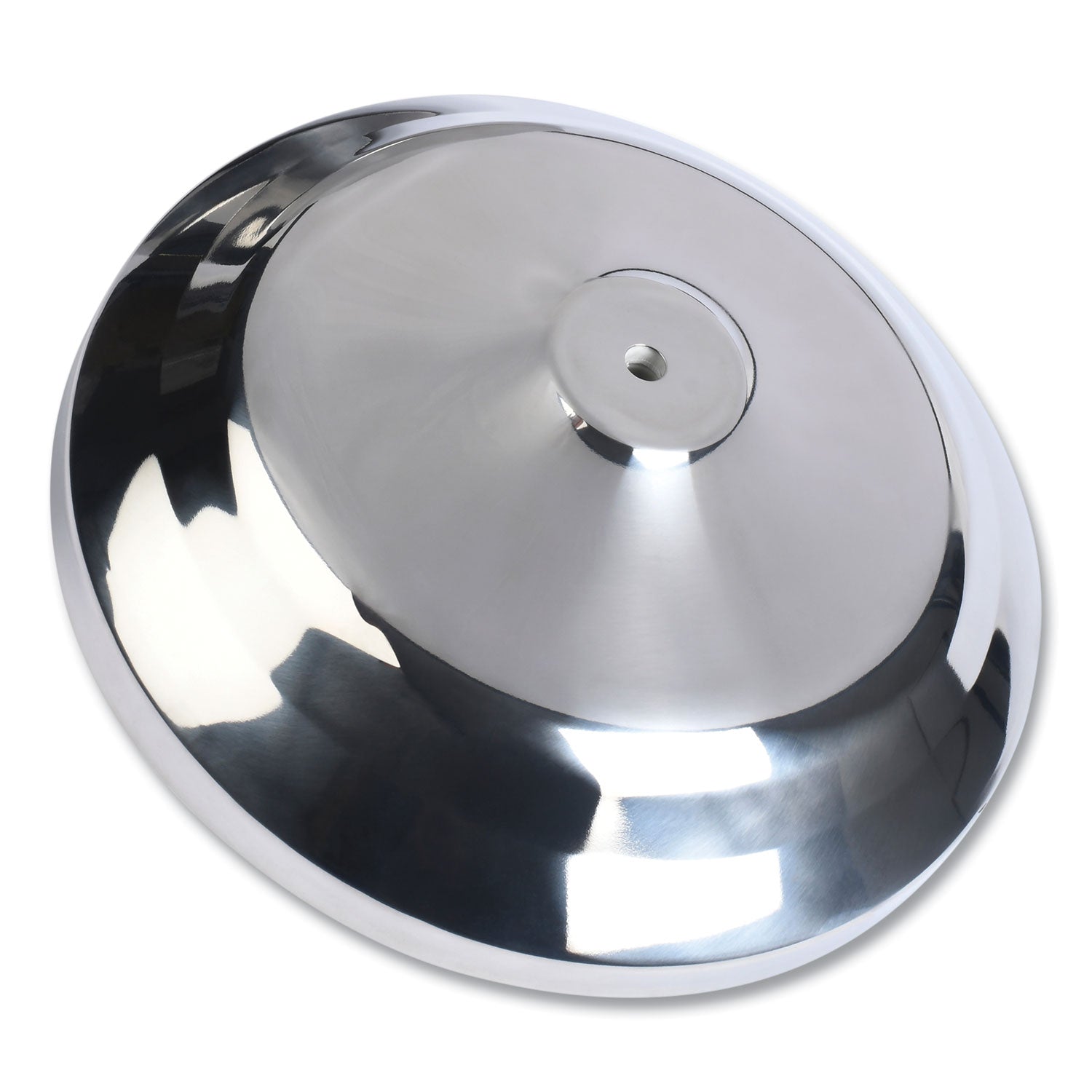 Tatco Crowd Control Bases, Chrome, 12" Diameter, Silver, 2/Box