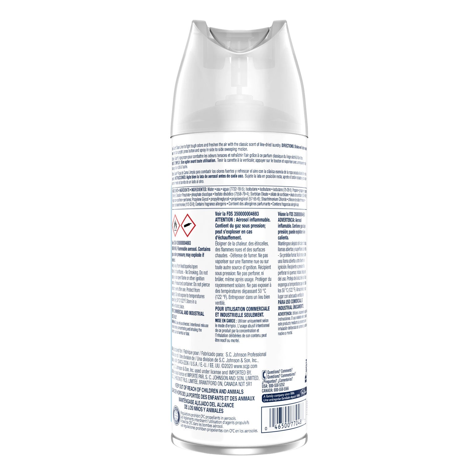 Glade Air Freshener, Clean Linen, 13.8 oz