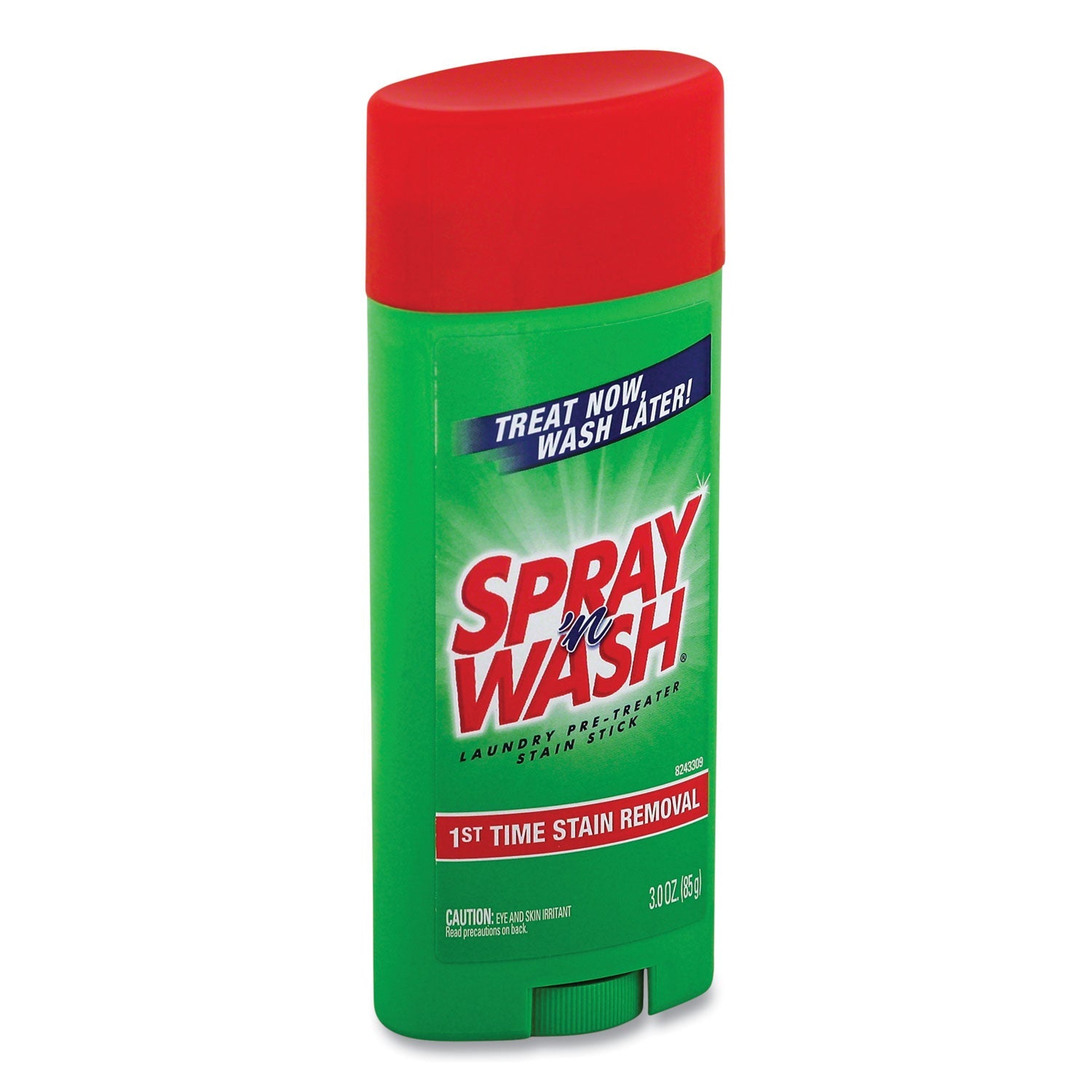 SPRAY ‘n WASH Pre-Treat Stain Stick, White, 3 oz