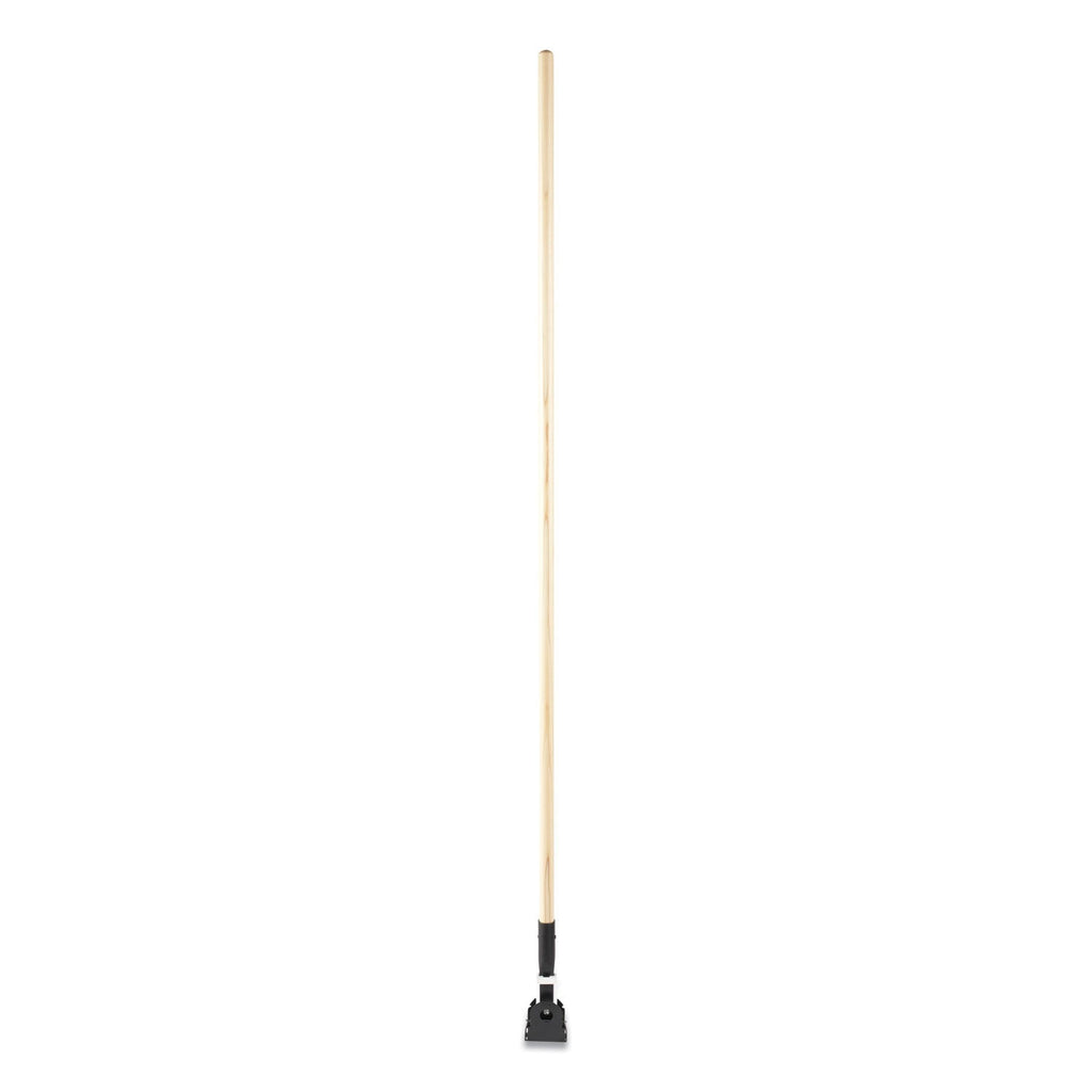 Rubbermaid Snap-On Hardwood Dust Mop Handle, 1.5" dia x 60", Natural