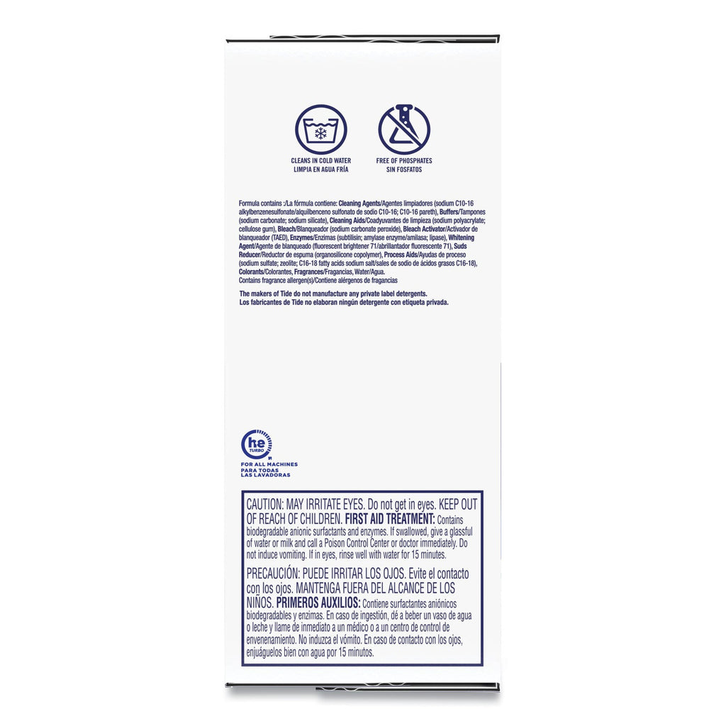 Tide Laundry Detergent with Bleach, Tide Original Scent, Powder, 144 oz Box, 2/Carton