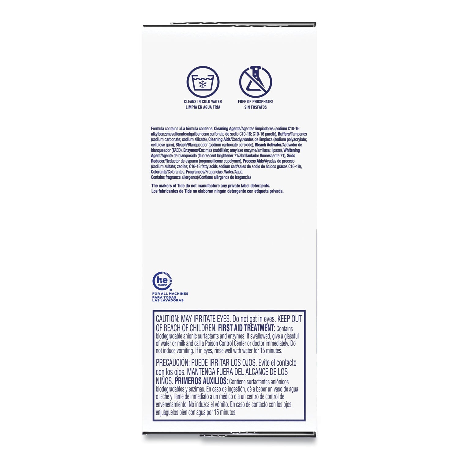 Tide Laundry Detergent with Bleach, Tide Original Scent, Powder, 144 oz Box, 2/Carton